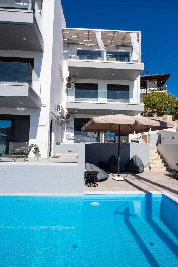 Kalipso & Nafsika Maisonettes Grey Diamond Villa Nikiána Kültér fotó